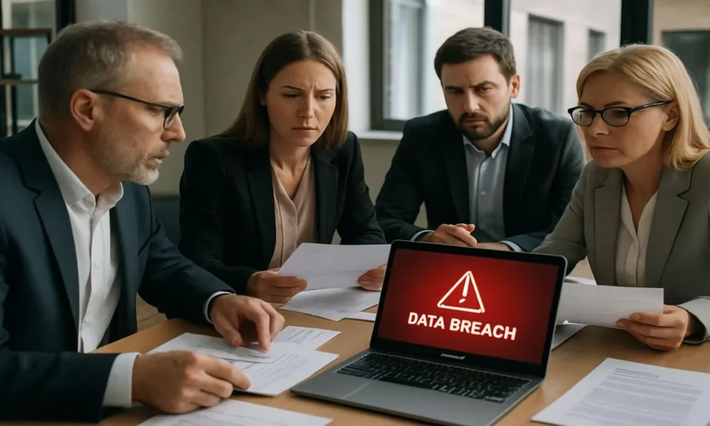 Cyber liability insurance policy protecting businesses against ransomware attacks, data breaches, cyber risks, legal costs, and digital security incidents.